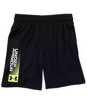 Шорты Under Armour Big Boys 8–20 UA Tech с надписью, черный