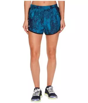 Шорты Under Armour Fly By Printed Shorts, цвет Black/Reflective 1