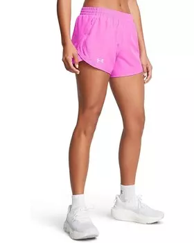 Шорты Under Armour Fly By Shorts, цвет Vivid Magenta/Vivid Magenta/Reflective