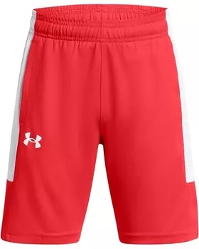 Шорты Under Armour Kids Baseline Basketball Shorts, цвет Red/White