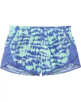 Шорты Under Armour Kids Fly By Printed Shorts, цвет Celeste/Starlight/Reflective