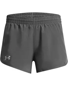 Шорты Under Armour Kids Fly By Shorts, цвет Castlerock/Castlerock/Reflective
