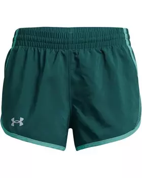 Шорты Under Armour Kids Fly By Shorts, цвет Hydro Teal/Radial Turquoise/Reflective