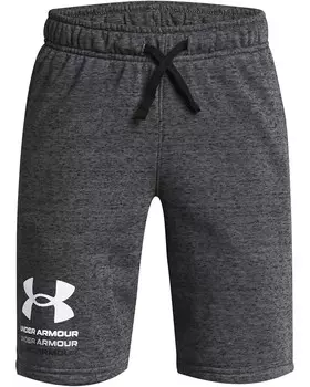 Шорты Under Armour Kids Rival Terry Shorts, цвет Castlerock Light Heather/Black