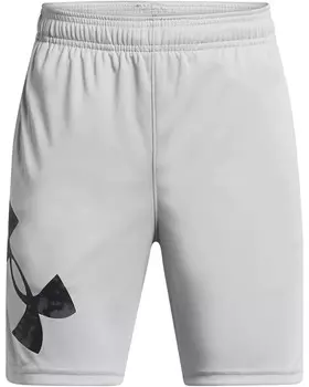 Шорты Under Armour Kids Tech Big Logo Shorts, цвет Mod Gray/Black