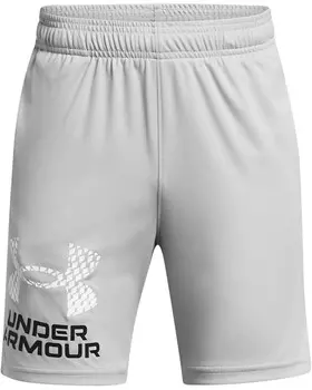 Шорты Under Armour Kids Tech Logo Shorts, цвет Mod Gray/White