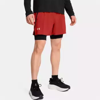Шорты Under Armour Launch 5Inch 2-Inch-1, красный