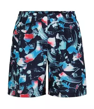 Шорты Under Armour Little Boys 2T-7 с принтом Boost Brush Strokes, синий