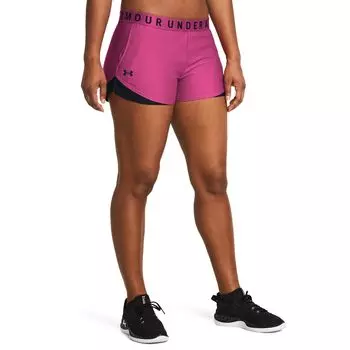 Шорты Under Armour Play Up Shorts 3.0, цвет Astro Pink/Black/Black