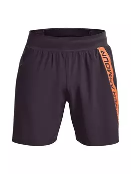 Шорты UNDER ARMOUR Regular Workout Pants Launch Elite 7, цвет blackberry