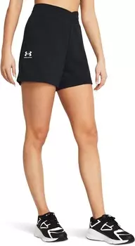 Шорты Under Armour Rival Terry Shorts, черный/белый