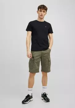 Шорты UNIFARBENE DEX MIT CARGOTASCHEN Jack & Jones, зеленый