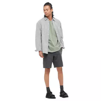 Шорты Uniqlo Airism Cotton, темно-серый