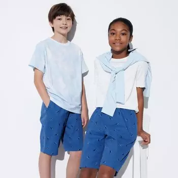 Шорты UNIQLO легкие, синий