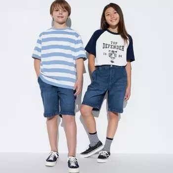 Шорты UNIQLO легкие, синий
