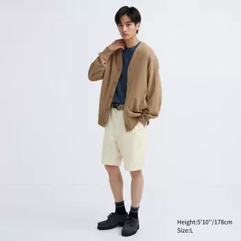 Шорты UNIQLO с кулиской, белый
