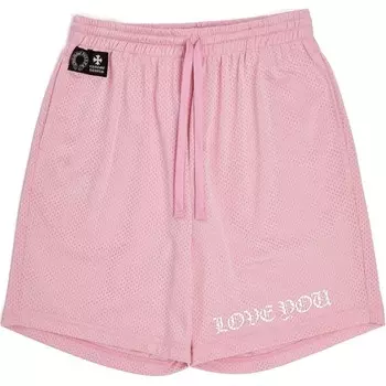 Шорты унисекс Chrome Hearts, розовый