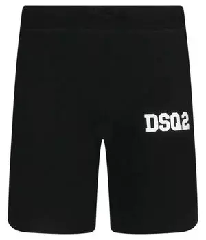 Шорты унисекс Regular fit Dsquared2, черный