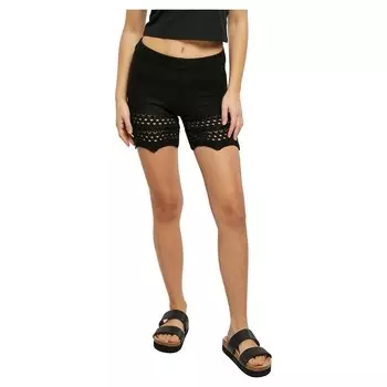 Шорты Urban Classics Crochet, черный