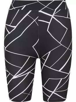 Шорты Urban Classics, цвет geometric black+black