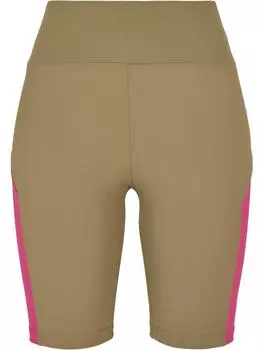 Шорты Urban Classics, цвет khaki/brightviolet