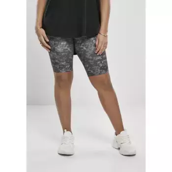 Шорты Urban Classics Cycling For High Waist Camo Tech Big, черный