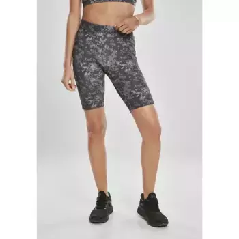Шорты Urban Classics Cycling For High Waist Camo Tech, черный