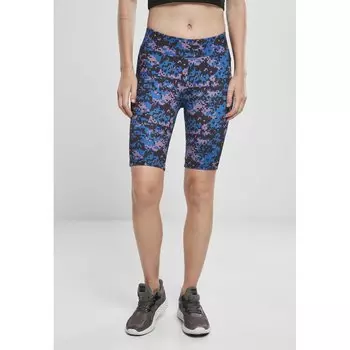 Шорты Urban Classics Cycling High Waist Camouflage Tech, черный