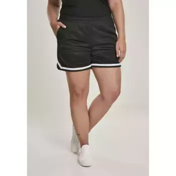 Шорты Urban Classics Stripe Mesh Hot Big, черный