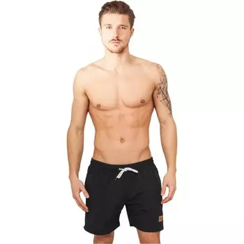 Шорты Urban Classics Swim Shorts Block, черный
