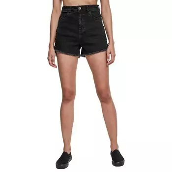 Шорты Urban Classics Up High Waist, черный