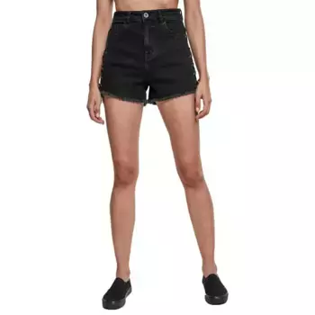 Шорты Urban Classics Up High Waist, черный