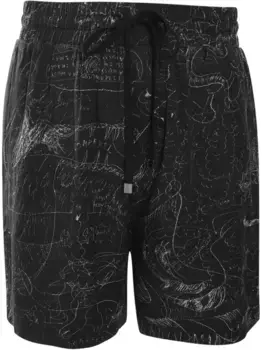 Шорты Utopia DOMREBEL, черный