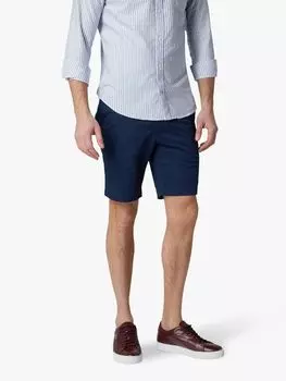 Шорты узкие до бедра из хлопковой смеси SPOKE Sharps, темно-синие