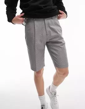Шорты узкого кроя Topman из фактурной ткани