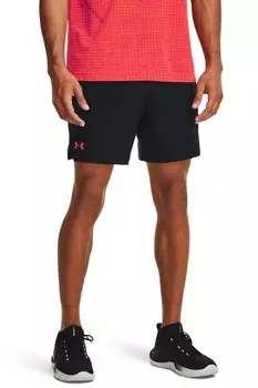 Шорты Vanish плетеные 6 дюймов черные с графическим принтом Under Armour, черный
