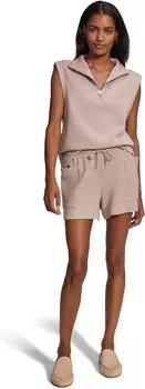 Шорты Varley Isabella Mid-Rise Shorts, цвет Taupe Marl