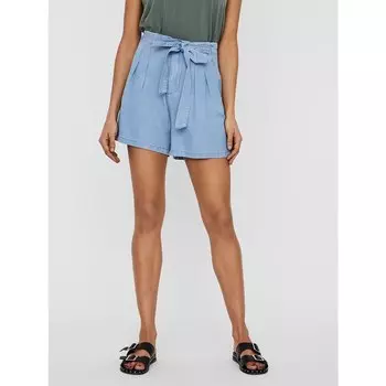 Шорты Vero Moda High Waist Loose Summer, синий