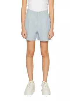 Шорты Vero Moda с добавлением льна, голубой