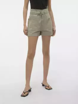 Шорты Vero Moda "ШОРТЫ VMTALIA HR BELT", цвет Laurel Oak