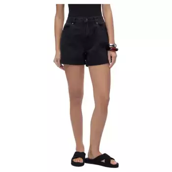 Шорты Vero Moda Zuri Loose denim, черный