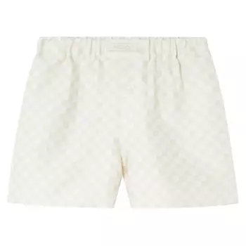 Шорты Versace Silk Blend Shorts, бежевый