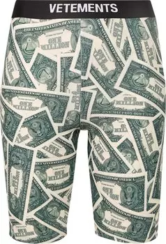 Шорты Vetements Million Dollar Cycling Shorts 'Million Dollar', разноцветный