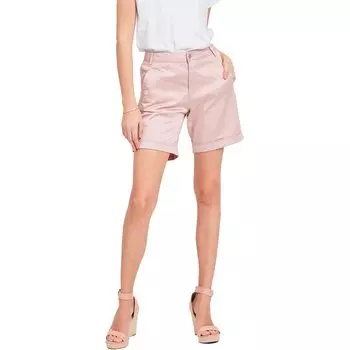 Шорты Vila Chino Regular Waist New, розовый