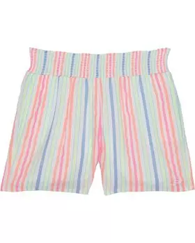Шорты Vineyard Vines Stripe Smocked Shorts, цвет White Cap
