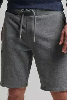 Шорты Vintage Logo из джерси из органического хлопка Superdry, черный