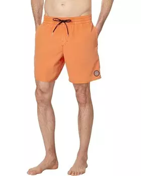 Шорты Volcom Center Trunk 17, цвет Turbo Orange