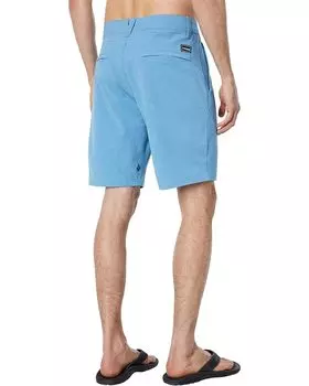 Шорты Volcom Frickin Cross Shred Static 20" Hybrid Shorts, цвет Celestial Blue