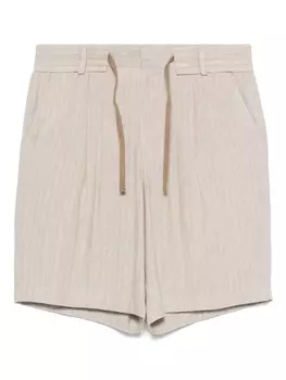 Шорты в елочку Emporio Armani, нейтральный