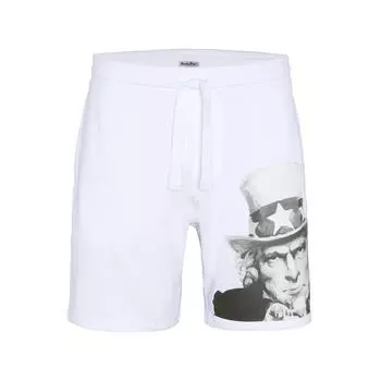 Шорты в характерном стиле этикетки UNCLE SAM, цвет weiss